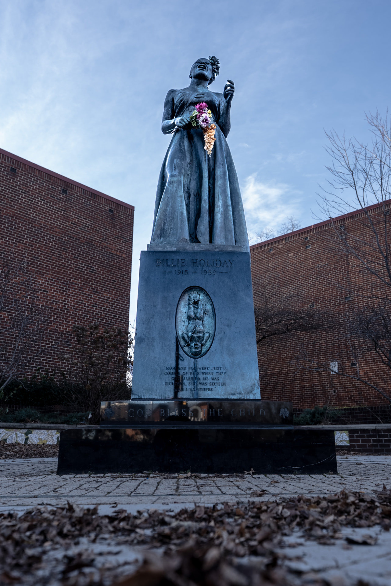 The Billie Holiday statue on Pennsylvania Avenue