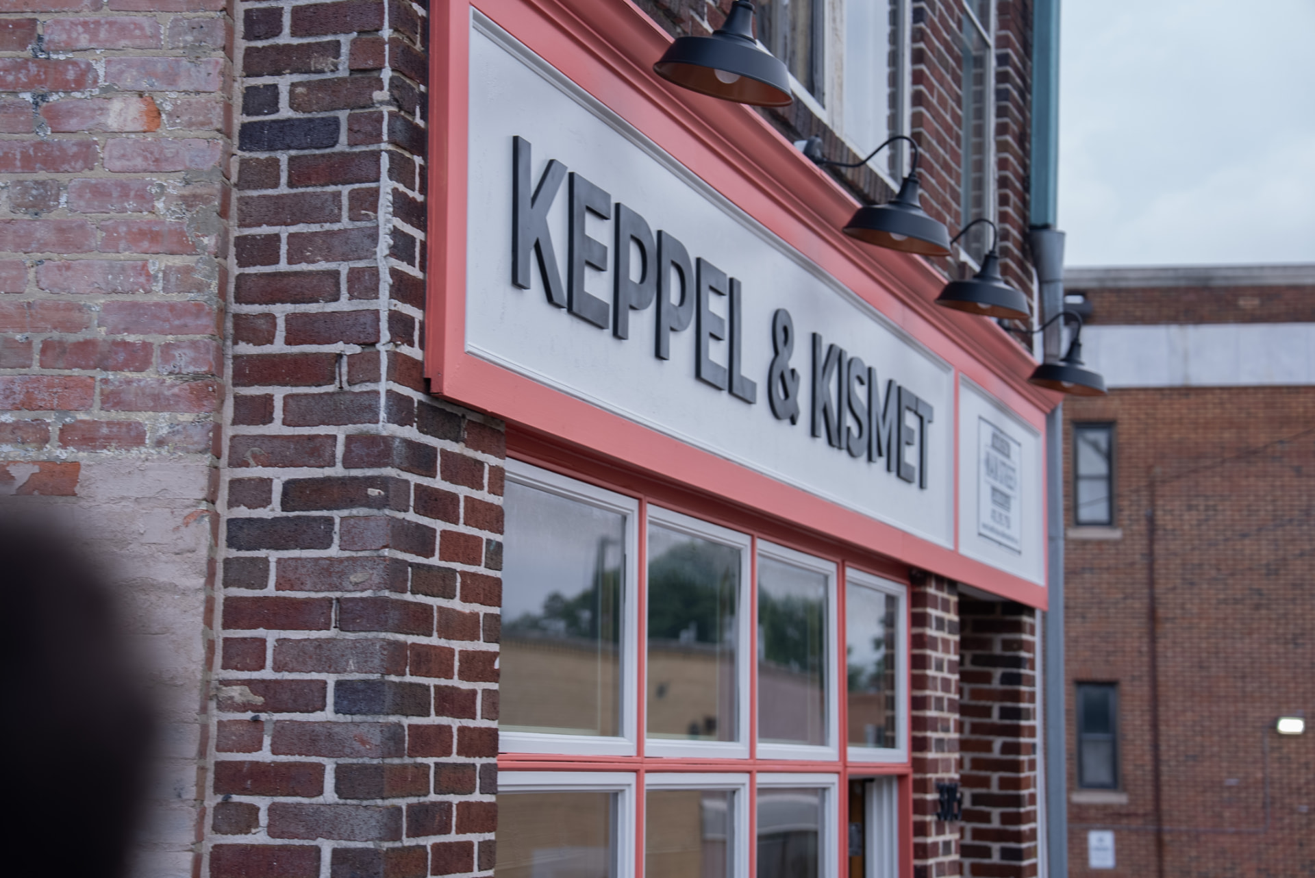 Keppel & Kismet storefront sign on Harford Road in Hamilton-Lauraville